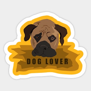 DOG LOVER Sticker